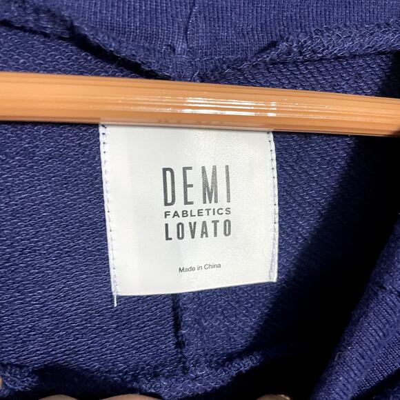 Fabletics Demi Lovato Midnight‎ Blue Mock Neck Pullover Sweatshirt - Size XXL - Picture 5 of 9